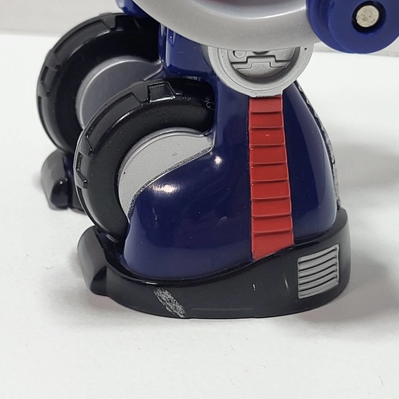 2002 Mattel Rescue Heroes Robo Team Blue Police Cop Clamp Down Action Figure - Picture 9 of 9